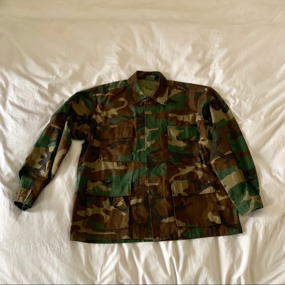 Green Camo Jacket-Light Weight - Picture 3 of 3